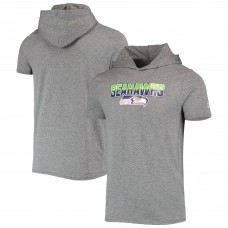 Футболка с капюшоном Seattle Seahawks New Era Team - Heathered Gray