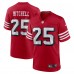 Игровая джерси Elijah Mitchell San Francisco 49ers Nike Alternate Team Game - Scarlet