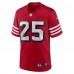 Игровая джерси Elijah Mitchell San Francisco 49ers Nike Alternate Team Game - Scarlet