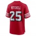 Игровая джерси Elijah Mitchell San Francisco 49ers Nike Alternate Team Game - Scarlet