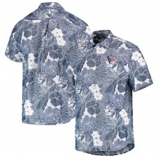 Houston Texans Tommy Bahama Coconut Point Playa Floral IslandZone Button-Up Shirt - Navy