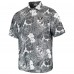 Рубашка с коротким рукавом Las Vegas Raiders Tommy Bahama Coconut Point Playa Floral IslandZone - Black