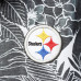 Рубашка Pittsburgh Steelers Tommy Bahama Black Coconut Point Playa Floral IslandZone