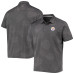 Поло Pittsburgh Steelers Tommy Bahama Gray Palm Coast Delray Frond Allover IslandZone