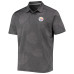 Поло Pittsburgh Steelers Tommy Bahama Gray Palm Coast Delray Frond Allover IslandZone