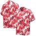 Рубашка с коротким рукавом Atlanta Falcons Tommy Bahama Sport Harbor Island Hibiscus Camp - Red