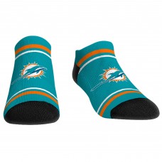 Miami Dolphins Rock Em Socks Logo Lines Ankle Socks
