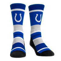 Indianapolis Colts Rock Em Socks Tech Stripe Crew Socks