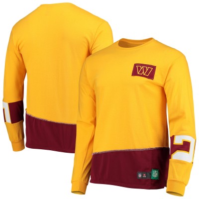 Футболка с длинным рукавом Washington Commanders Refried Apparel Angle - Gold