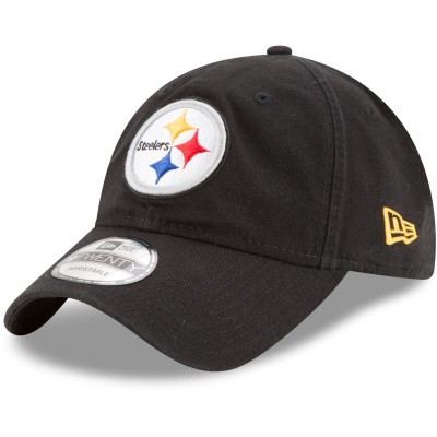 Бейсболка Pittsburgh Steelers New Era Black Logo Core Classic 2.0 9TWENTY