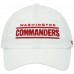 Бейсболка Washington Commanders 47 Script Clean Up - White