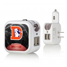 Блок зарядки Denver Broncos 2-in-1 Legendary Design USB