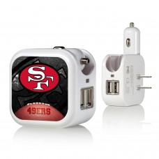 Блок зарядки San Francisco 49ers 2-in-1 Legendary Design USB