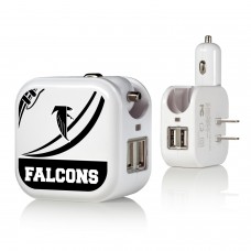 Atlanta Falcons 2-in-1 Pastime Design USB Charger