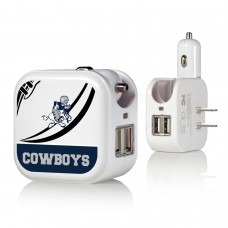Dallas Cowboys 2-in-1 Pastime Design USB Charger