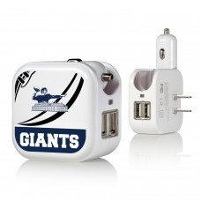 Блок зарядки New York Giants 2-in-1 Pastime Design USB