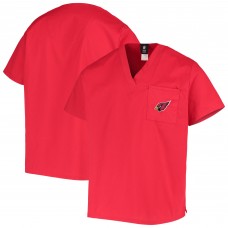 Футболка Arizona Cardinals Concepts Sport V-Neck Scrub - Cardinal