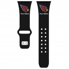 Arizona Cardinals 38-40mm Personalized Engraved Silicone Apple Watch Band
