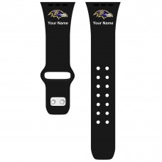 Ремешок для часов Baltimore Ravens 38/40/41mm Personalized Silicone Apple Watch
