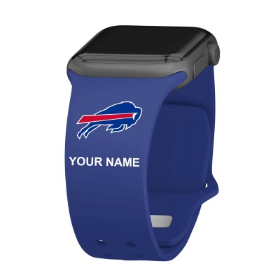 Ремешок для часов Buffalo Bills 38-40mm Personalized Engraved Silicone Apple Watch
