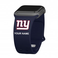 New York Giants 38/40/41mm Personalized Silicone Apple Watch Band