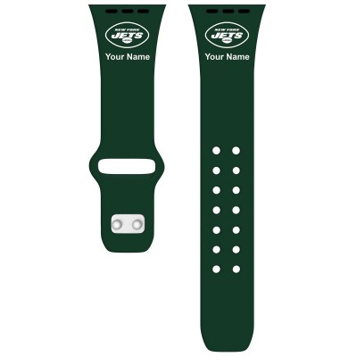Ремешок для часов New York Jets 38-40mm Personalized Engraved Silicone Apple Watch