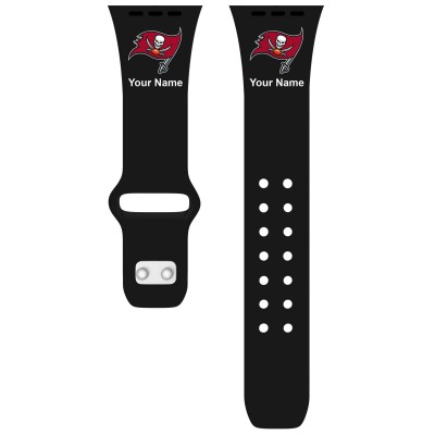 Ремешок для часов Tampa Bay Buccaneers 42/44/45mm Personalized Silicone Apple Watch