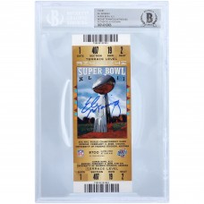 Autographed New York Giants Eli Manning Super Bowl XLII BGS Authenticated Ticket