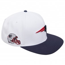 New England Patriots Pro Standard 2Tone Snapback Hat - White/Navy