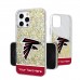 Atlanta Falcons Personalized Endzone Plus Design iPhone Glitter Phone Case
