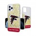 Atlanta Falcons Personalized Endzone Plus Design iPhone Glitter Phone Case