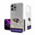 Baltimore Ravens Personalized Endzone Plus Design iPhone Glitter Phone Case