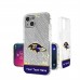 Baltimore Ravens Personalized Endzone Plus Design iPhone Glitter Phone Case
