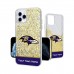 Baltimore Ravens Personalized Endzone Plus Design iPhone Glitter Phone Case