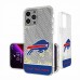 Buffalo Bills Personalized Endzone Plus Design iPhone Glitter Phone Case