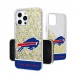 Buffalo Bills Personalized Endzone Plus Design iPhone Glitter Phone Case