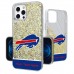 Buffalo Bills Personalized Endzone Plus Design iPhone Glitter Phone Case