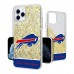 Buffalo Bills Personalized Endzone Plus Design iPhone Glitter Phone Case