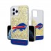 Buffalo Bills Personalized Endzone Plus Design iPhone Glitter Phone Case
