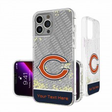 Чехол на телефон Chicago Bears Personalized Endzone Plus Design iPhone Glitter