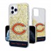 Chicago Bears Personalized Endzone Plus Design iPhone Glitter Phone Case