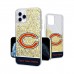 Chicago Bears Personalized Endzone Plus Design iPhone Glitter Phone Case