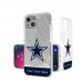 Dallas Cowboys Personalized Endzone Plus Design iPhone Glitter Phone Case