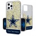 Dallas Cowboys Personalized Endzone Plus Design iPhone Glitter Phone Case