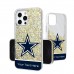 Dallas Cowboys Personalized Endzone Plus Design iPhone Glitter Phone Case