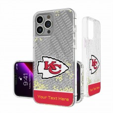 Чехол на телефон Kansas City Chiefs Personalized Endzone Plus Design iPhone Glitter
