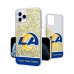 Чехол на телефон Los Angeles Rams Personalized Endzone Plus Design iPhone Glitter