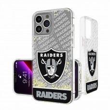 Чехол на телефон Las Vegas Raiders Personalized Endzone Plus Design iPhone Glitter