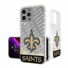 Чехол на телефон New Orleans Saints Personalized Endzone Plus Design iPhone Glitter