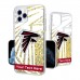 Atlanta Falcons Personalized Tilt Design iPhone Glitter Phone Case